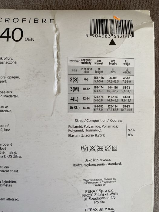 Rajstopy z mikrofibry 40 DEN marki Gatta