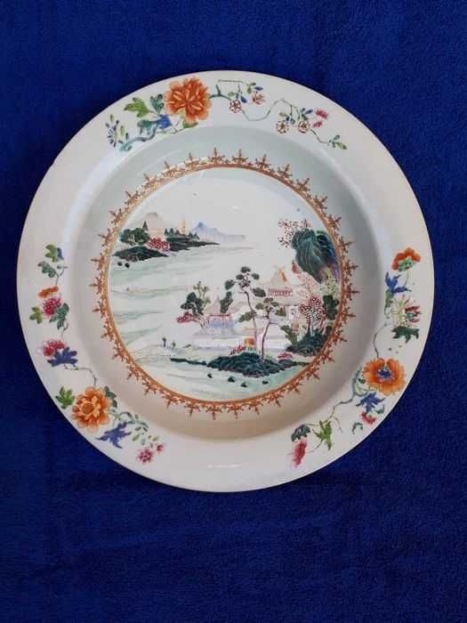 Bacia em porcelana da China, Companhia das Índias