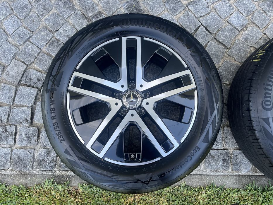 4 Jantes 18 Mercedes 5x112 Originais - Com 4 Pneus 235/55R18