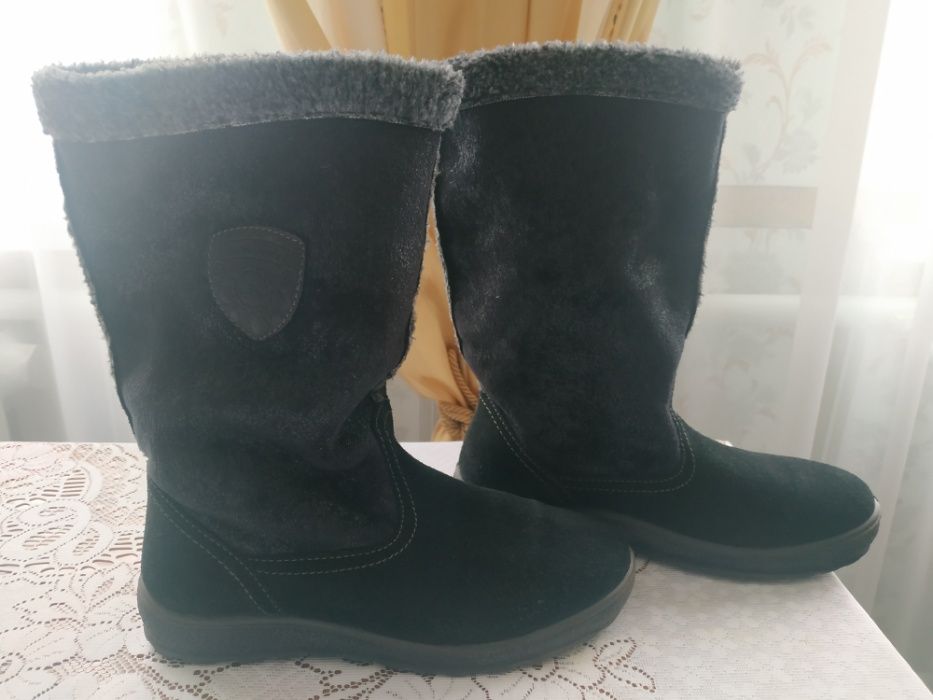 Сапоги женские зимние замшевые 37 размер