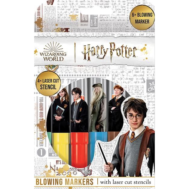 Markery Dmuchane Harry Potter 6 Sztuk +Szablony Alba Moli