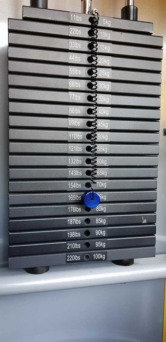 Naklejki na Bramę Atlas Stos Obciążenie Siłownia co 5 kg