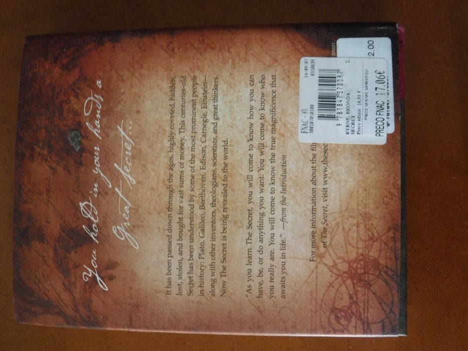 The Secret - Rhonda Byrne (em inglês)