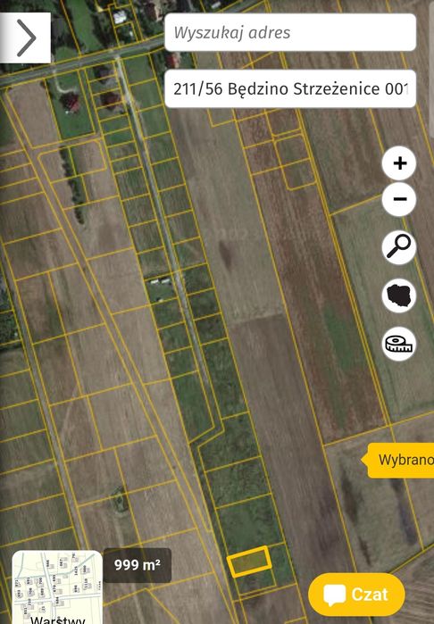 Działka budowlana Strzeżenice koło Mielna