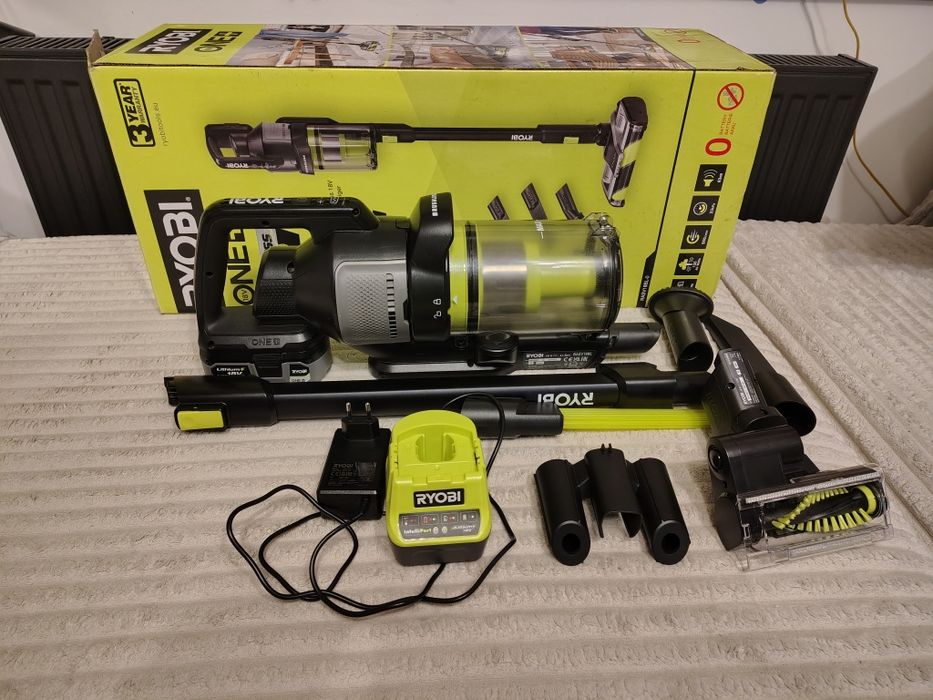 Odkurzacz ryobi 18v  prawie jak nowy , gwarancja