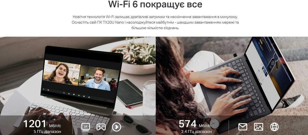 Новый 5 ГГц Wi Fi 6 USB‑адаптер Тп линк Archer TX20U Nano AX1800 MU-MIMO