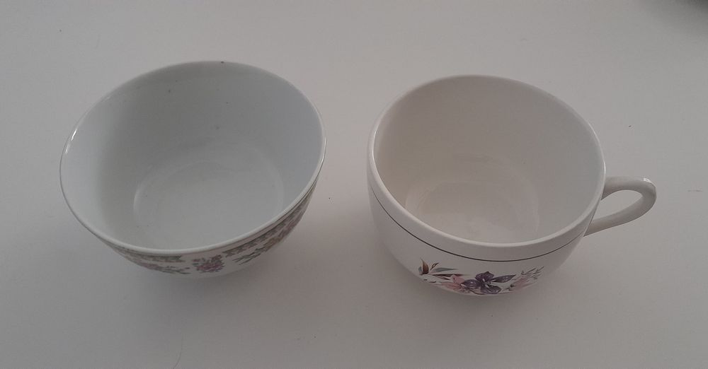 Chávenas chá ou café