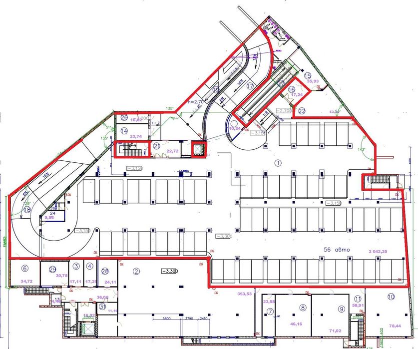 Бориспіль, Київ. Шлях, 2/14 (ЕКО-маркет), приміщення 2577 м2 (цоколь)