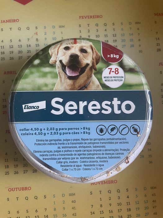 Coleira Seresto >8kg