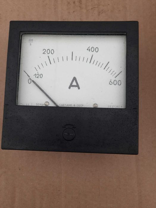 Електролічильник СО И   5-17А 446, амперметр 600А, вольтметр 500В