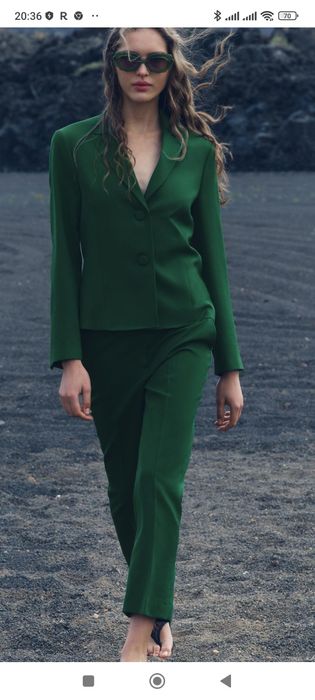 Garnitur nowy 100% wełna r.38 Zara