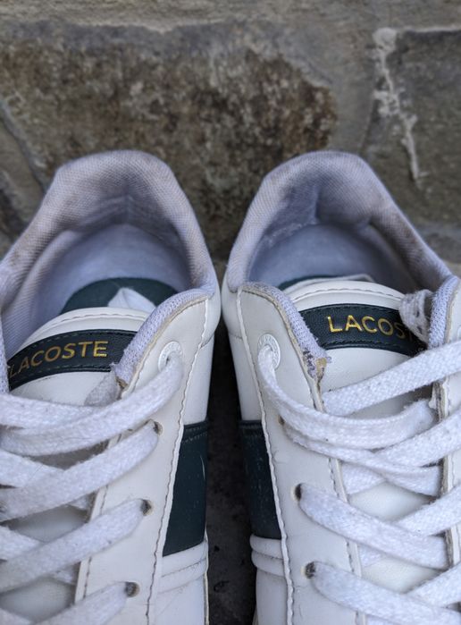 Кеди кросівки білі Lacoste 40,5 р