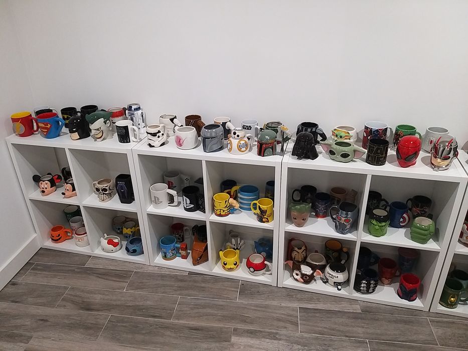 COLEÇÃO CANECAS 3D - 128 Variadas