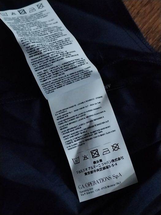Emporio Armani granatowa  spódnica damska z kieszeniami 42 /XL