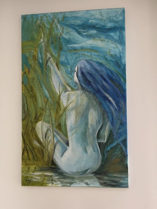 Quadro pintado à mão