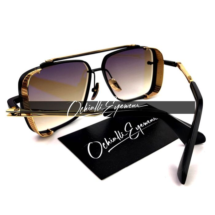 Okulary przeciwsłoneczne Dita MACH SIX Limited Edition brąz, pudełko