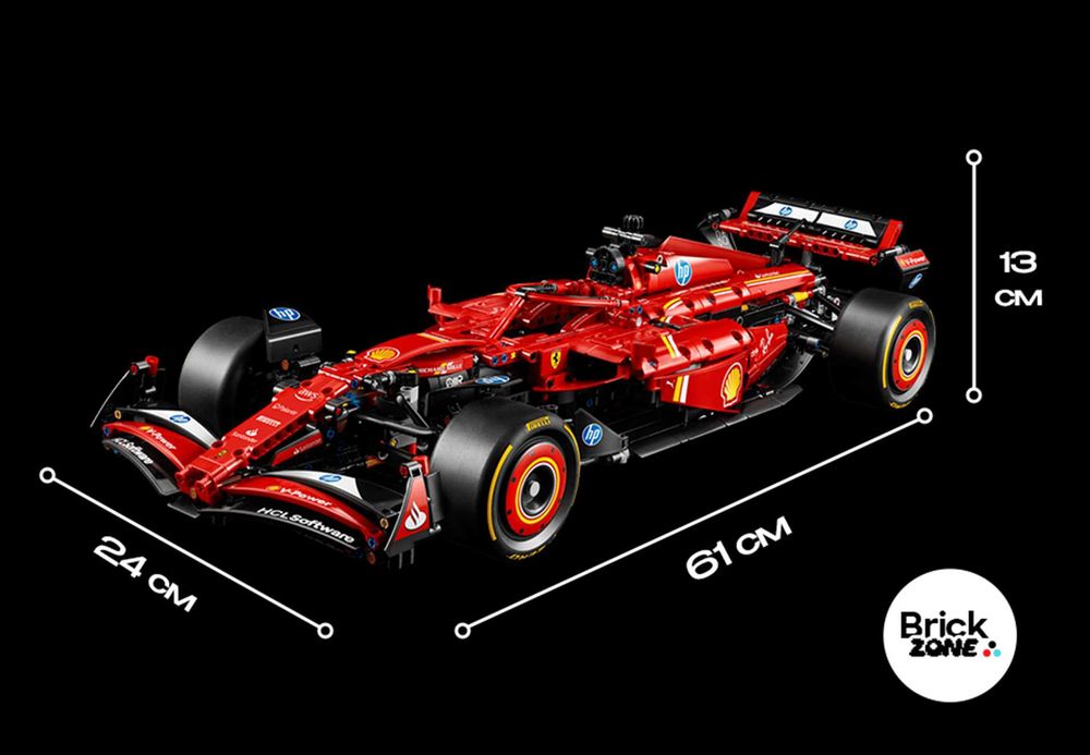 ‼️1361 деталь‼️Конструктор Ferrari F1 SF-24 Car (42207) Болід Формули 1