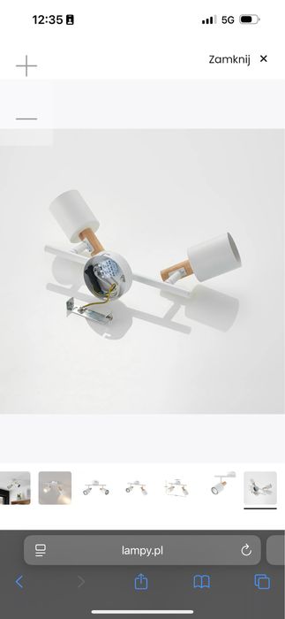 Reflektor sufitowy Lindby Junes, 2-punktowy