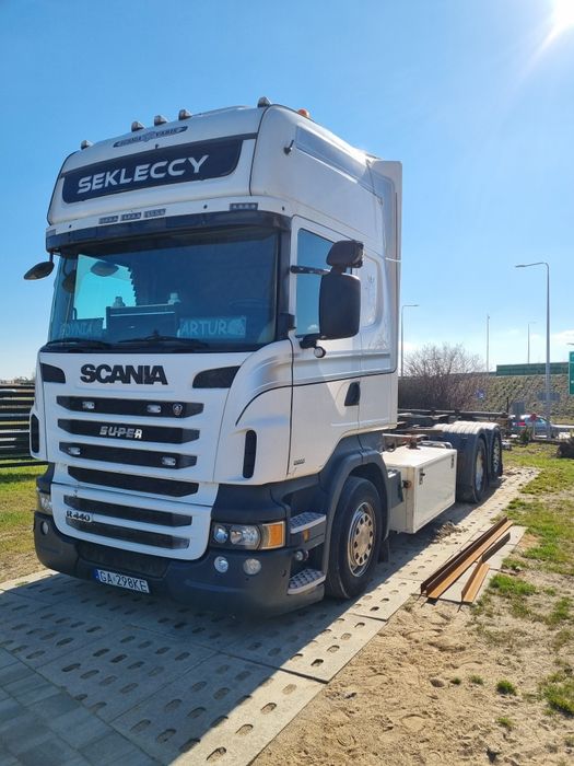 Scania R440 2013 e6 bdf do zabudowy 6x2