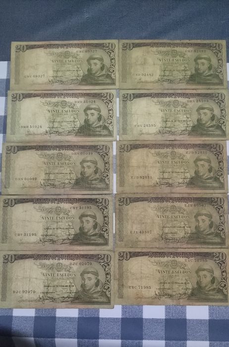 20 escudos st.antonio 1964