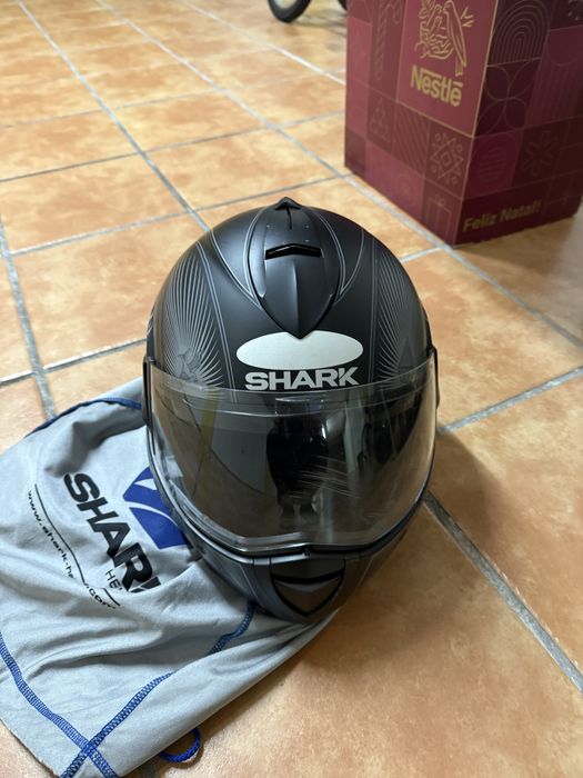 Capacete shark modular evo tam S (pequeno para homem)