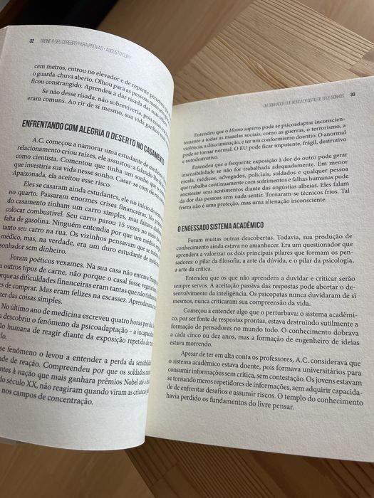 Livro Treine o seu Cerebro para Provas de Augusto Cury