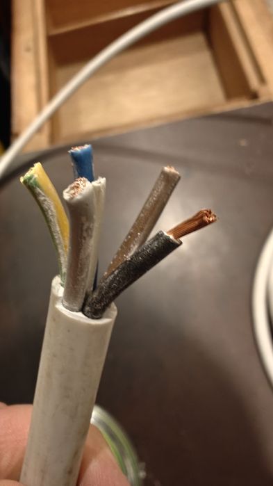 Przewód kabel 5 x 2,5mm linka okrągły 22m