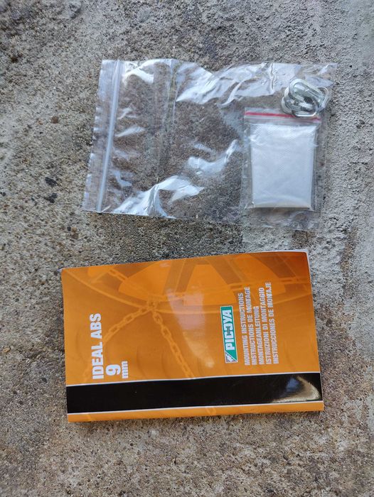 Correntes de Neve 9mm IDEAL ABS – Novas (Nunca Usadas)