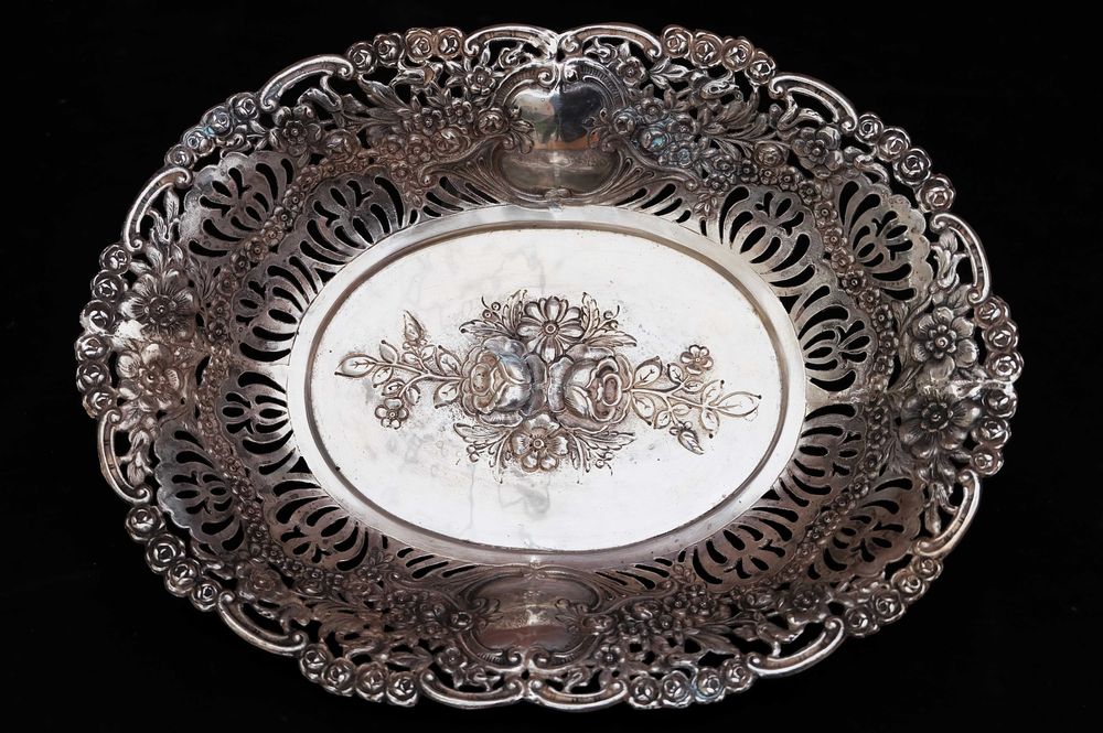 Срiбна конфетниця 800 пр. Хильдесхаймская роза