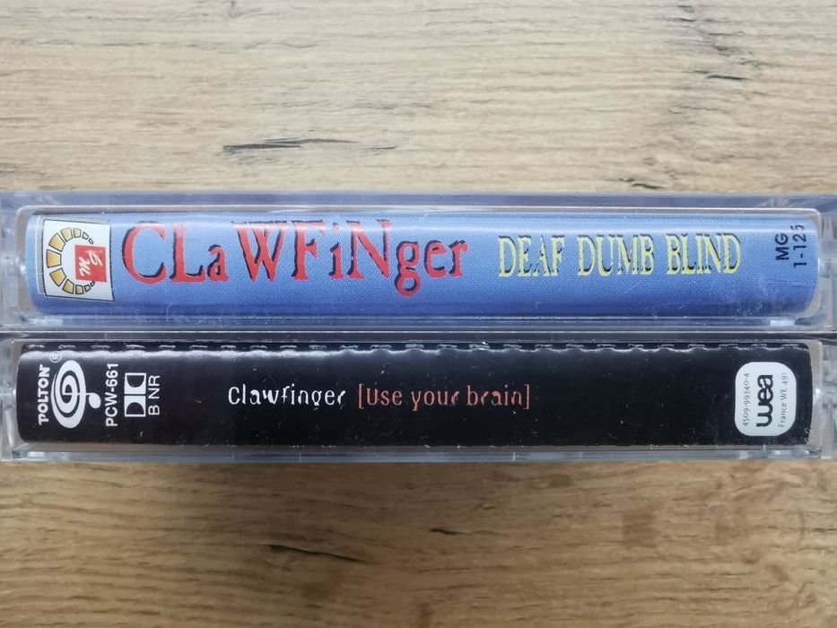 KASETY Clawfinger - Deaf Dumb Blind oraz Use Your Brain
