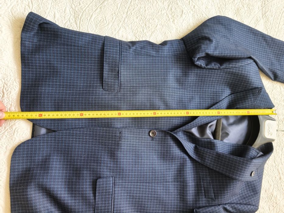 Костюм синій трійка Delmond slim fit синій
