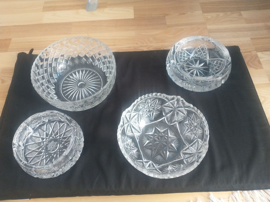 Zestaw 4 mis kryształowych