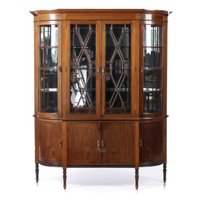 Armário Louceiro Mogno Pau-Cetim