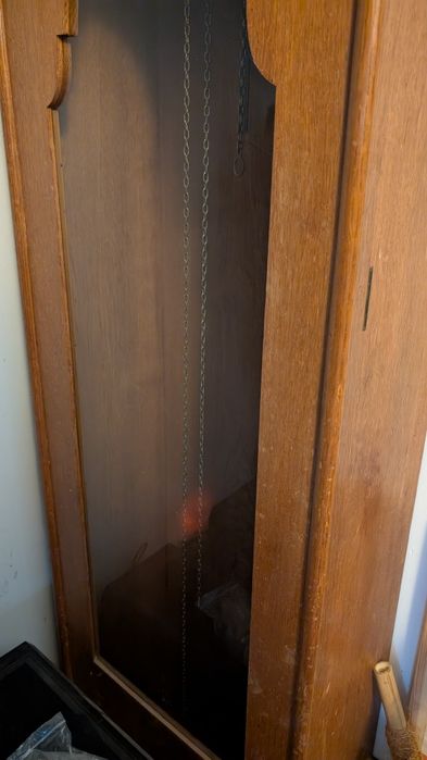 Zegar drewniany stojący