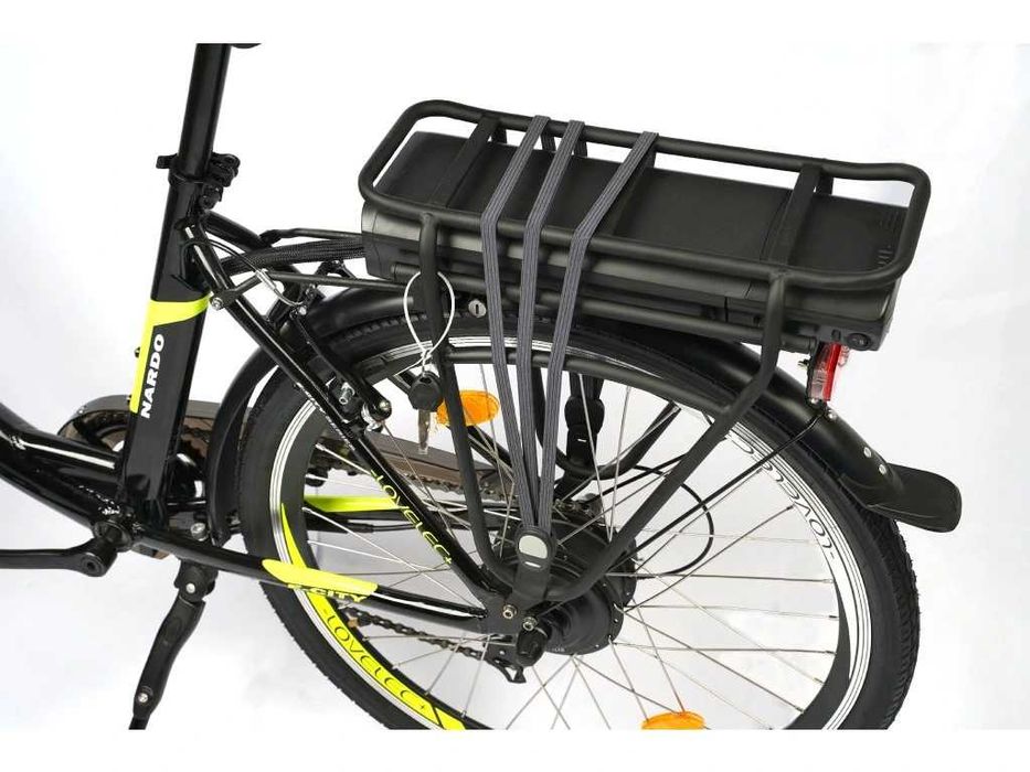 Rower elektryczny LOVELEC Nardo 26" Czarno/Niebieski i Czarno/Zielony