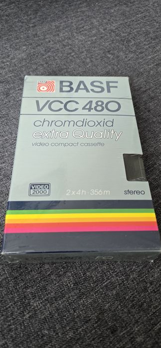 Kaseta VCC 480 Basf VIDEO 2000 - bardzo rzadka!