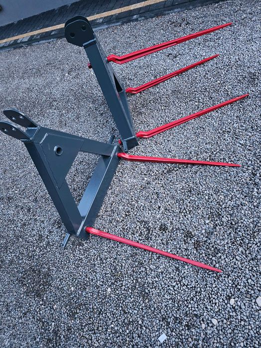 Podnośnik do bel balotów igła ładowacz WIDŁY tuz słoma chwytak na TYŁ