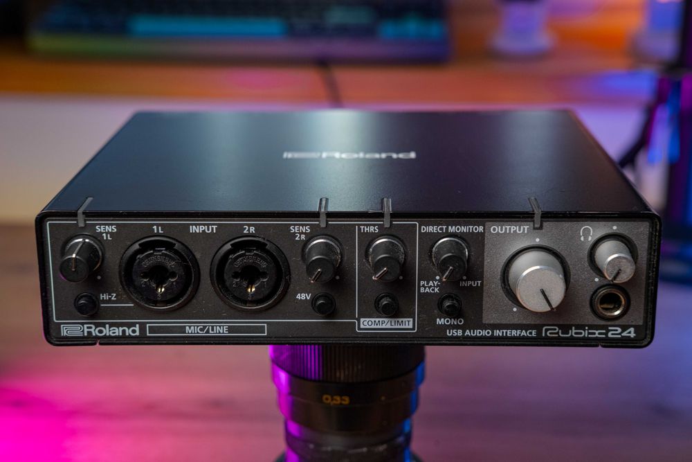 Roland Rubix24 interfejs audio USB 2-in/4-out MIDI 24-bit/192kHz