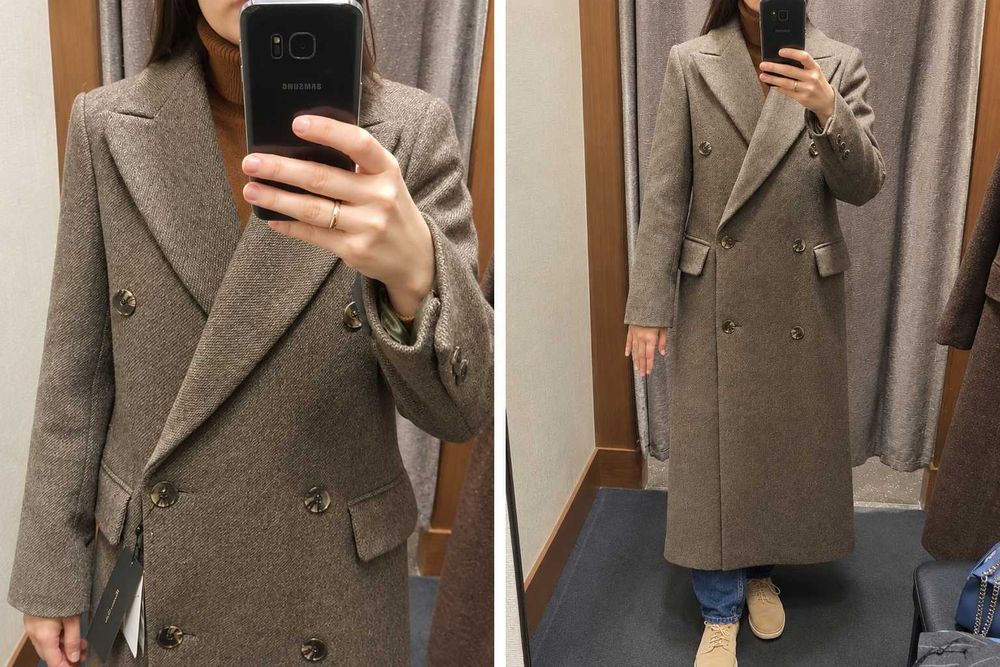 Massimo Dutti шерстяне пальто