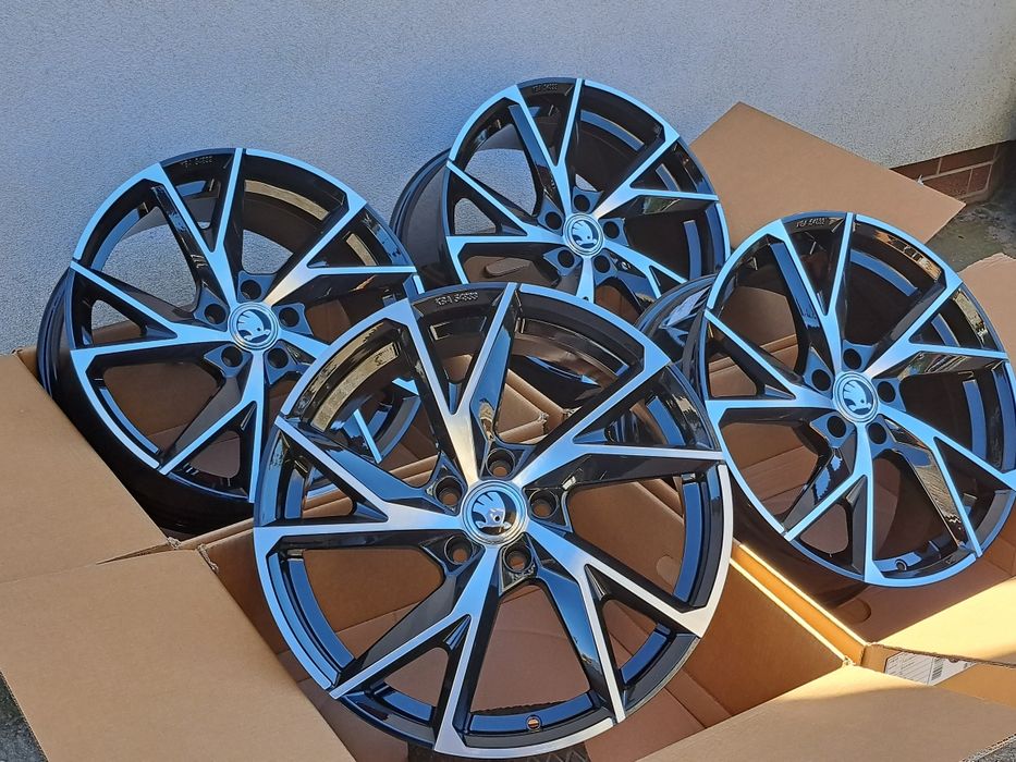 Alufelgi SKODA 18 5x112 Karoq Octavia Scout Kodiaq Yeti ET35 CA23 CNC