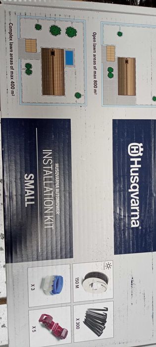 Zestaw instalacyjny Husqvarna Small - przewód 150 mb - 3 szt - nowe