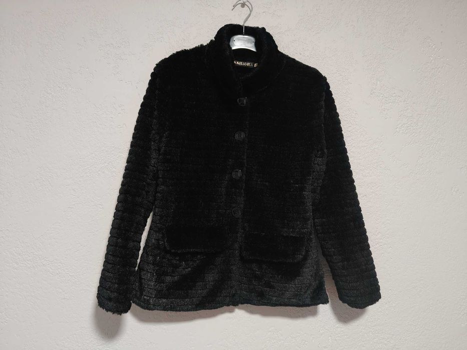 Futerko czarne, damskie, miękkie, S/M