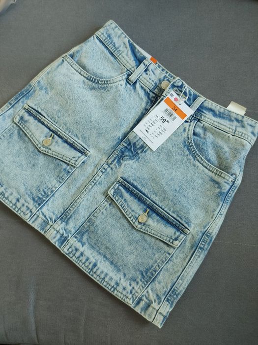 Spódniczka jeansowa r 34
