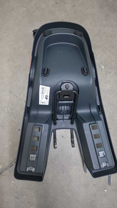 Cadeira de Bicicleta Bebé Polisport Fixação no Quadro ou Selim Preto