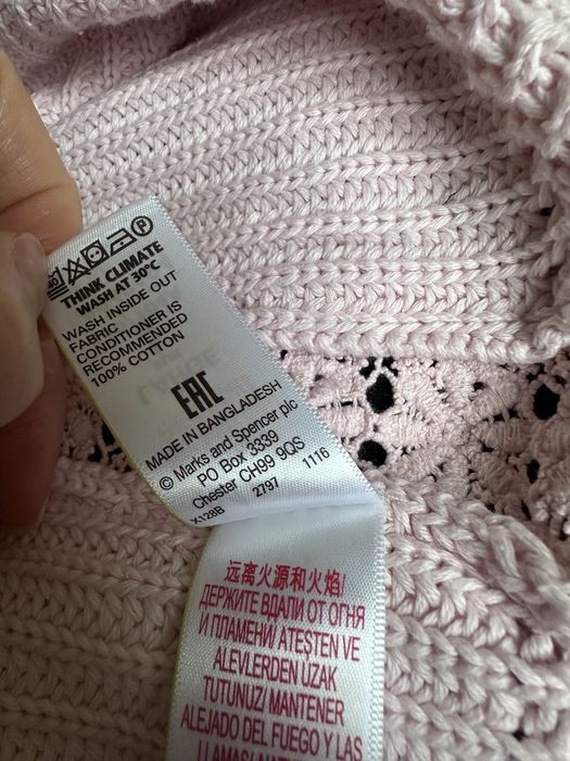 Piękny różowy sweterek  w idealnym stanie Marks&Spencer