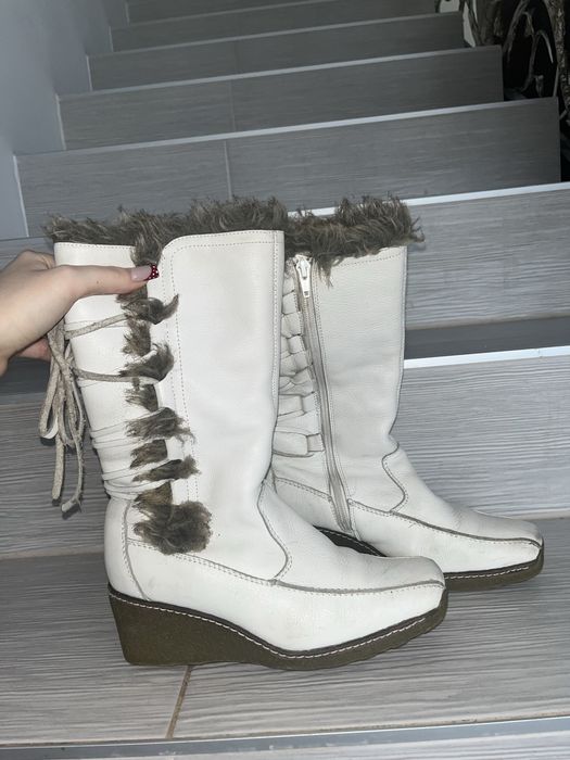 Kozaki zimowe damskie 37