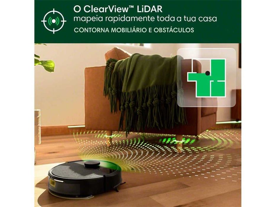 Aspirador Robô IROBOT Roomba 105 Combo (Autonomia: 120 min - Preto)