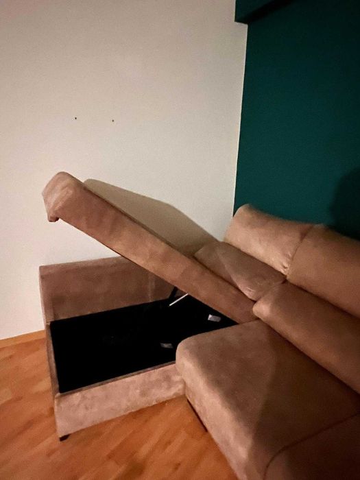 Vende-se sofá-cama chaise longue de 3 lugares