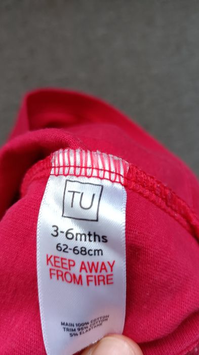 62-68 TU bluzeczka na długi rękaw świąteczna