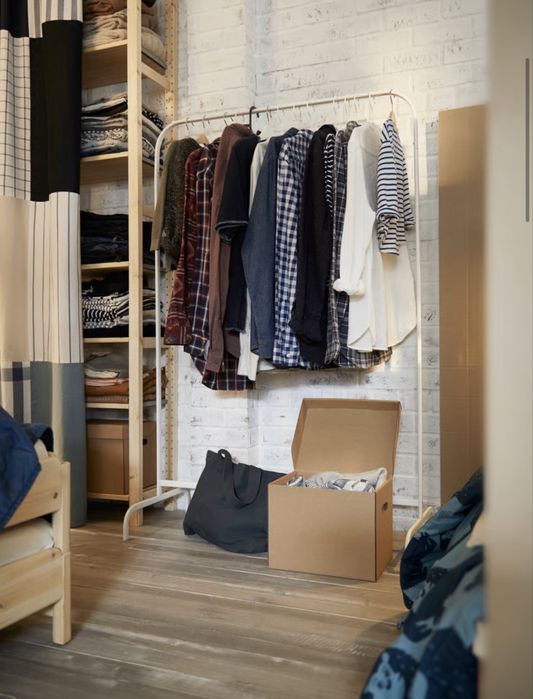 Wieszak wolnostojacy na ubrania ikea mulig 99x152